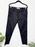 Pantaloni negri simpli 97% bumbac 3% lycra Zarored 32