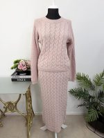 Compleu tricotat calitativ70%lana30%acril VG cam S