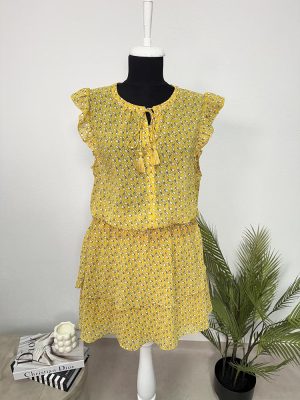 Rochie cu talie elastica Creativ Denim Collection cam M