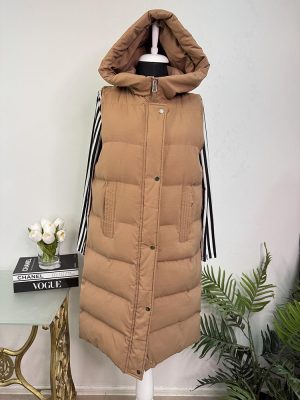 Vesta lunga groasa White Icy L