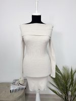 Rochie tricotata cu umerii goi Bershka S