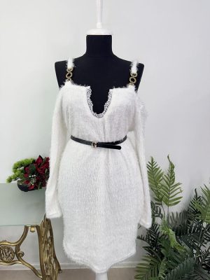 Rochie pufoasa deosebita fara cordon Chicme XL mai mic