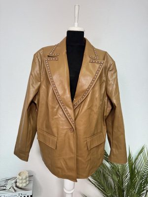 Geaca imitatie piele Bonprix 54