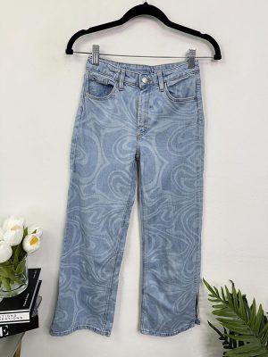 Blugi wide  high waist H&M 140