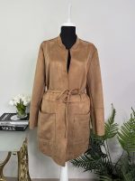 Trench imitatie piele intoarsa H&M 44
