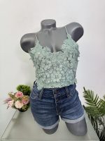 Bustiera fara burete din dantela H&M 38