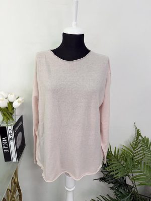 Pulover subtire amestec lana si casmir Kontatto L-XL