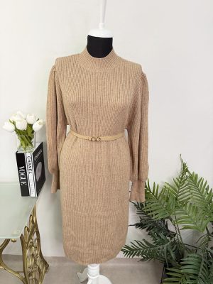 Rochie tricot cu curea inclus Only XL