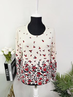 Pulover tricot subtire finut Ovanti 44