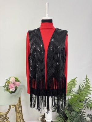 Vesta cu strasuri Zara M-L