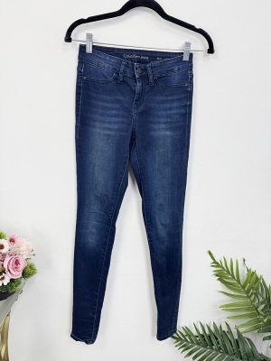 Blugi elastici Calvin Klein 25