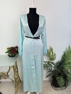 Halat de baie satinat fara cordon Shein S