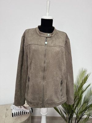 Geaca primavara imitatie piele intoarsa Gina Benotti 50