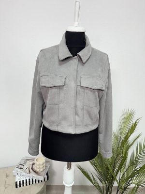 Geaca imitatie piele intoarsa Only 34