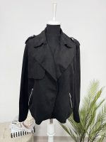 Cardigan imitatie piele intoarsa Ladies +Size 50-52