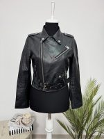 Geaca primavara imitatie piele Shein XS