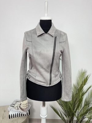 Geaca imitatie piele intoarsa Clockhouse 38