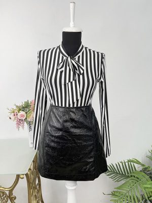 Fusta imitatie piele Monkl 40