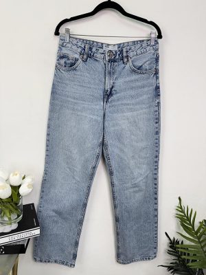 Blugi loose straight Bershka 36