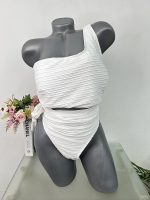 Costum de baie doua piese sutien cu  burete  2 XL