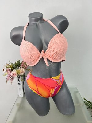 Costum de baie doua piese sutien push up sutien H&M 80C cam s-m