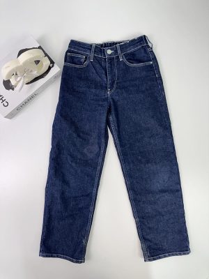 Blugi drepti cu inimoara pe spate H&M 134