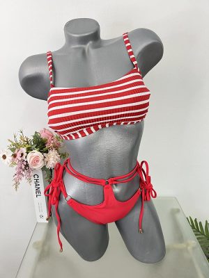 Costum de baie doua piese sutien cu burete  S