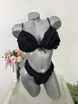 Costum de baie doua piese sutien push up  S
