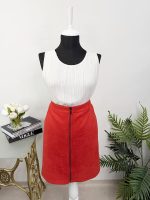 Fusta imitatie piele intoarsa Zero 40