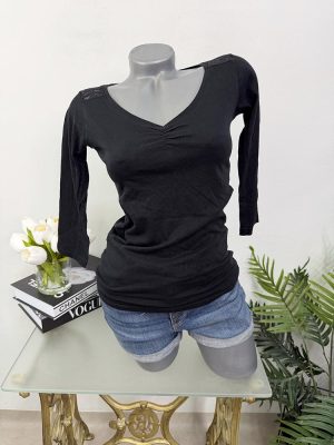 Bluza cu spatele dantelat FB Sister XS