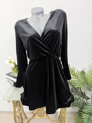 Rochie catifea H&M 36