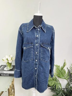 Geaca blug tip camasa lung H&M cam L