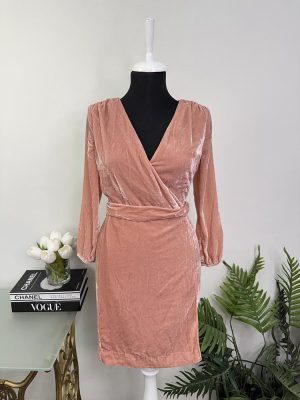 Rochie petrecuta catifea cu capruseala J.Crew